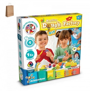 Modeling Dough Factory Kit IV. Jogo didtico fornecido com saco de oferta em papel kraft (115 g/m)