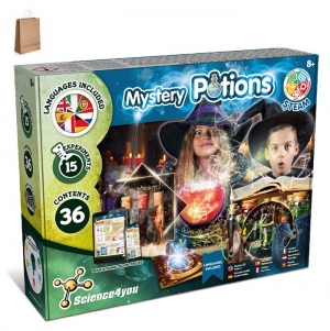 Mystery Potions Kit III. Kit didtico fornecido com saco de oferta em papel kraft (115 g/m)