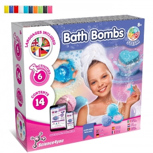 Bath Bombs Kit IV. Brinquedo didtico fornecido com saco de oferta em non-woven (80 g/m)