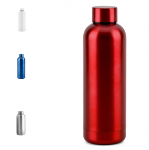 ODIN METTALIC. Garrafa em 90% de ao inoxidvel reciclado 550 mL