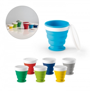 ASTRADA. Copo de viagem dobrvel em Silicone e PP 250 mL