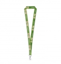 WINDSOR. Lanyard para sublimao em polister reciclado (100% rPET) com mosqueto