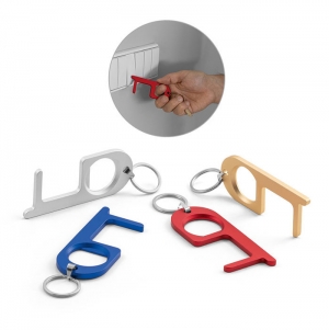 HANDY. Porta-chaves em alumnio com abre-cpsulas