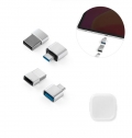 MINSKY. Conjunto de 2 adaptadores USB-A / USB-C em alumnio