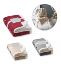 HEIDEN. Manta reversvel em tecido polar (190 g/m) com fita em cetim e carto personalizvel