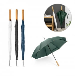 APOLO. Guarda-chuva em polister reciclado (100% rPET) pongee com abertura automtica
