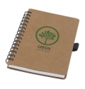Caderno de argolas A6 em carto reciclado com papel de pedra 'Cobble'