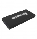 Powerbank sem fios de 10,000 mAh luminosa em borracha 'SCX.design P40'