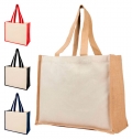Saco Tote de compras de lona e yute de 320 g/m 'Varai'