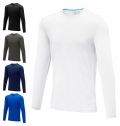 T-shirt de manga comprida de material orgnico Ponoka de hom