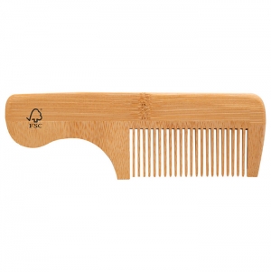 HAIR COMB IN WOOD JESTER