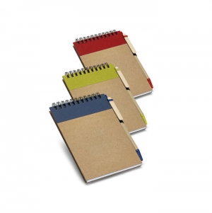 RINGORD. Bloco de notas de bolso espiral com pginas lisas