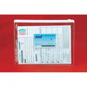 PASTA PORTA-DOCUMENTOS A5 EM PVC, COM FECHO