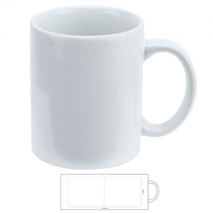 CANECA DE CERMICA PARA SUBLIMAO