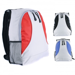 MOCHILA DESPORTIVA EM P-600D, BOLSOS LATERAIS