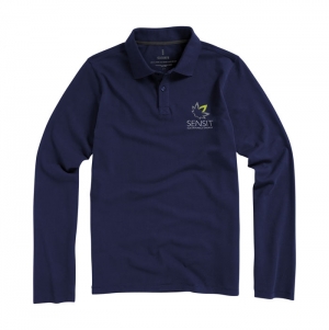 Polo de manga comprida Oakville de homem