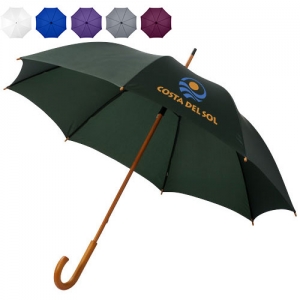 Guarda-chuva com haste e pega de madeira de 23 'Jova'