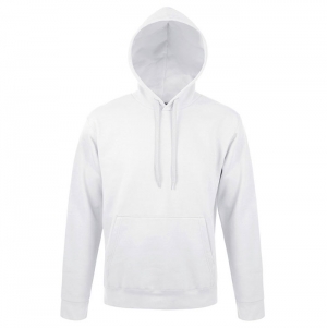 SWEAT UNISSEXO COM CAPUZ SNAKE BRANCO