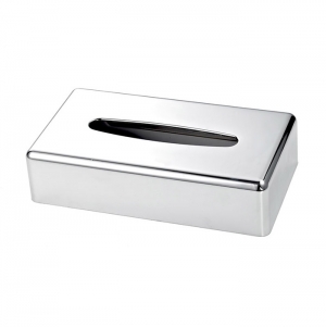 CAIXA LENOS RECTANGULAR CROMADA