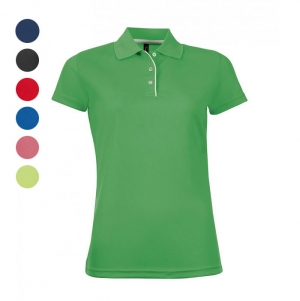 POLO DESPORTIVO MULHER PERFORMER WOMEN CORES