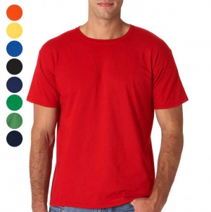 T-SHIRT HOMEM GOLA REDONDA  130G CORES