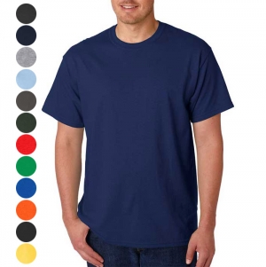 T-SHIRT HOMEM GOLA REDONDA 180G CORES