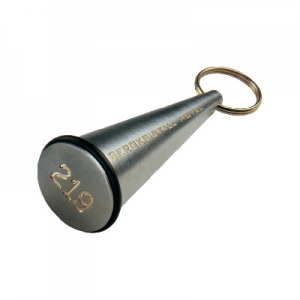 PORTA CHAVES METAL PRATEADO 9 X 3,5 CM 220GR
