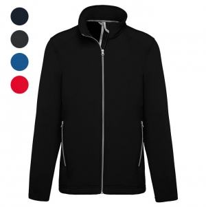 Casaco softshell de homem com 2 camadas