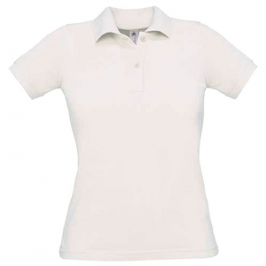POLO PIQUE B&C SAFRAN PURE /WOMEN BRANCO