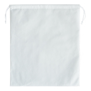 SACO COM CORDO DUPLO TNT 80G 49X60 BRANCO