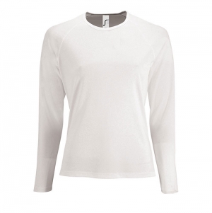 T-SHIRTS SPORTY LSL WOMEN BRANCO