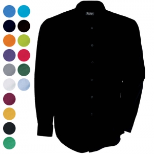 Camisa popeline polister / algodo de tratamento fcil