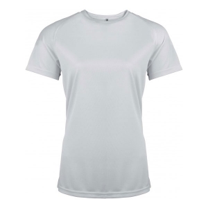 T-SHIRT MULHER MANGA CURTA DESPORTO PROACT BRANCO