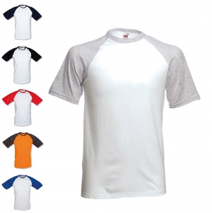 T-SHIRT VALUEWEIGHT BASEBALL T 160G - 100% ALGODO
