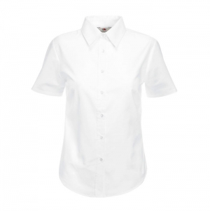 CAMISA OXFORD LADIES MANGA CURTA 135G - 70% ALGODO/ 30