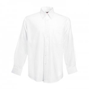 CAMISA OXFORD MANGA COMPRIDA 135G - 70% ALGODO/ 30% PO