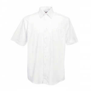 CAMISA POPLIN MANGA CURTA 120G - 55% ALGODO/ 45% POLI