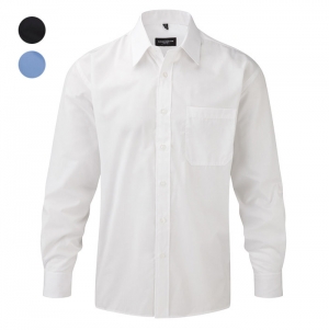 CAMISA POPELINE HOMEM MANGA COMPRIDA 110G - 65% POLIST