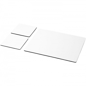 Conjunto de tapete para rato e base para copos 'Q-Mat' 3