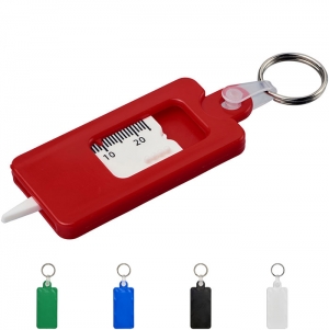 Porta-chaves verificador de rasto de pneus Kym