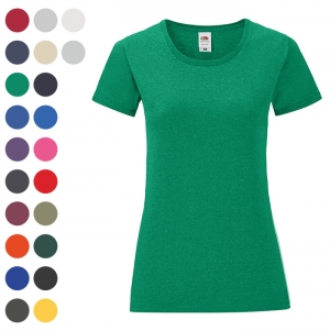 T-SHIRT ICONIC T LADIES 150G - 100% ALGODO RINGSPUN