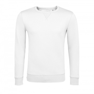 SWEATSHIRT UNISSEXO COM GOLA REDONDA SULLY BRANCO