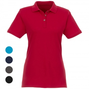 POLO PARA MULHER EM MATERIAL DE PRODUO BIOLGICA E MA