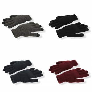 LUVAS TOUCH , 98% ACR�LICO/ 2% FIBRAS DE METAL