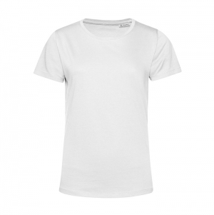 T-SHIRT B&C #ORGANIC E150 WOMEN 150G - BRANCO