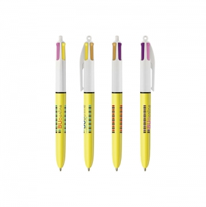 BIC 4 COLOURS SUN DIGITAL WITH LANYARD