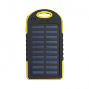 Power bank de energia solar ABS emborrachado Aurora