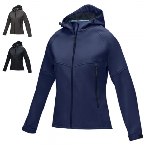 Casaco softshell para mulher reciclado certificado GRS