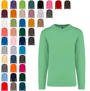 Sweatshirt com decote redondo