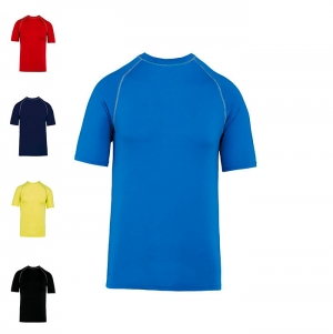 T-shirt tcnica de manga curta com proteco anti-UV para adulto